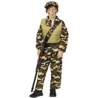 Toychamp Costume garçon action force aérienne avec casquette-152