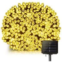 Lumisky Guirlande lumineuse solaire décoration extérieur 400 LED blanc chaud YOGY SOLAR WARM 33.90m 8 modes