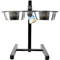 Nobleza Mangeoire Pour Chien Double Adjustable Shelf