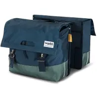 URBAN PROOF Double Bicycle Bag Recycled Pet 40 Litres Vibrant Blue