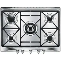 Smeg Table De Cuisson à Gaz Selezione Sr275xgh2 70- 75 Cm
