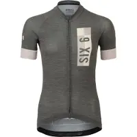 Agu Maillot de Cyclisme AGU Women SS Six6 Solid Merino III Black-M