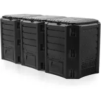 Nature Bac à compost Noir 1200 L