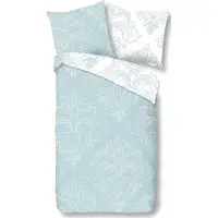 Descanso Housse de Couette Descanso Mist Mint Satijn-140 x 200 / 220 cm | 1-personne
