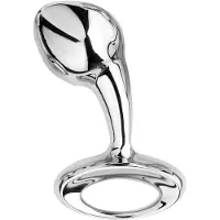 NJOY M - plug anal en métal moyen (argent)