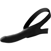 Master Series Face Fuk Bâillon Gode Ceinture - Noir