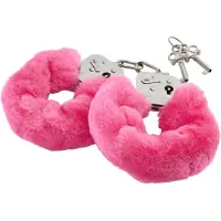 Love to love Attach me - menottes en peluche (rose)