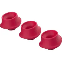 Womanizer - set de capuchons de succion de rechange - grand - rouge (x3)