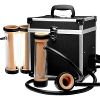 XR Brands Le Super Milker - masturbateur automatique de luxe (noir)