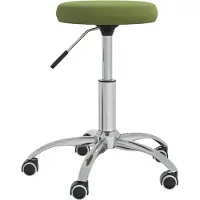 vidaXL Chaise de salle à manger vert clair velours