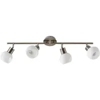 LINDBY - Elaina 4 Plafonnier Nickel