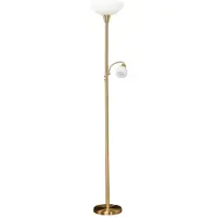 LINDBY Lampadaire , Elaina, Or / laiton, Salon / séjour, Métal, Moderne