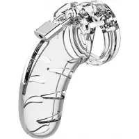 Man Cage Cage De Chasteté #3 - 11.5 Cm Transparent