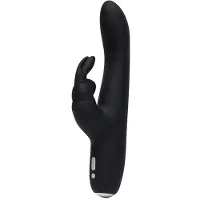 Fifty Shades of Grey - Vibromasseur rabbit rechargeable - silicone noir