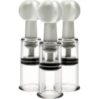 Size Matters Max Twist Ventouses pour Clitoris et Tétons - Transparent