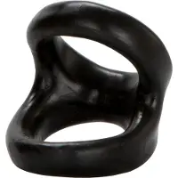 Calexotics COLT Snug Tugger Anneau masculin double - Noir