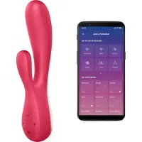 Satisfyer Mono Flex - Vibromasseur contrôlé par application (rose)