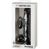 Realrock Vibromasseur Réaliste Avec Télécommande 30 cm Blanc