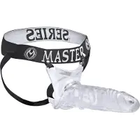 Master Series Grand Mamba XL Gaine à Pénis - Transparent
