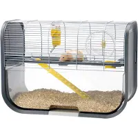 Nobby Savic Cage à hamster Geneva Anthracite/Argent