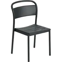 Muuto Linear Steel Side Chair Antracite Black