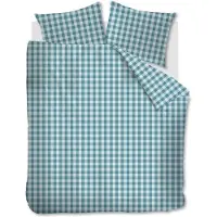 Ambiante Housse de Couette Ambiante Arvid Vert Coton-260 x 240 cm | Extra Large