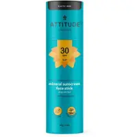 ATTITUDE Bâton solaire minéral visage pour enfants FPS 30 30 g Crème Protection Solaire