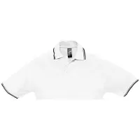 Sol SOLs 11365 | Polo contrasté homme Practice - Couleur : Blanc/Navy - Taille : XXL
