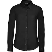 Sols Chemise Femme Stretch Manches Longues BLAKE Noir - Sol's 01427 - Taille M