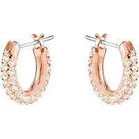 Swarovski Boucles d'oreilles 'Dextera' or rose / argent / transparent