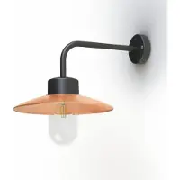 Roger Pradier Belcour Applique Model 9 Lacquered Brushed Copper | Clear