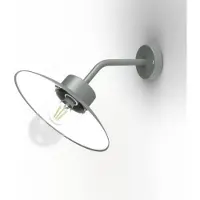 Roger Pradier Belcour Applique Modèle 8 Metal Grey | Clear
