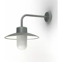 Roger Pradier Belcour Applique Model 9 Metal Grey | Frosted