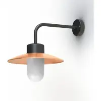 Roger Pradier Belcour Applique Model 9 Lacquered Brushed Copper | Frosted