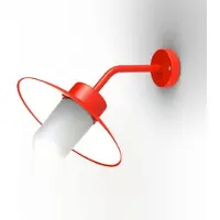 Roger Pradier Belcour Applique Model 8 Traffic red | Frosted