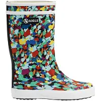 Aigle Bottes de Pluie Aigle Kids Lolly Pop Theme Terrazzo-Taille 29