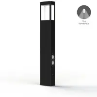 Roger Pradier Tetra Model 4 Borne Dark black | Built-in LED Symetric 12W + Plug