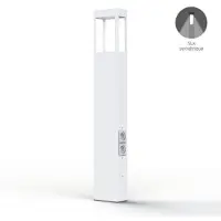 Roger Pradier Tetra Model 4 Borne White | Built-in LED Symetric 12W + Plug