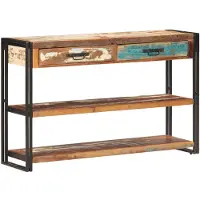 vidaXL Buffet 120x30x75 cm Bois massif recyclé
