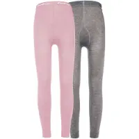 Ewers Leggings gris chiné / rose / blanc