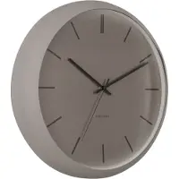 Karlsson - Horloge murale Nirvana Globe - Gris foncé chaud