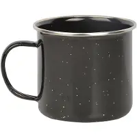 Esschert Design MUG ENAMEL FF220, Tasse, Noir