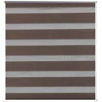 vidaXL Store enrouleur tamisant 140 x 175 cm marron