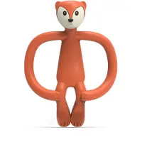 Matchstick Monkey Animal Collection brosse à dents avec anneau à mordiller Fox 1 pcs