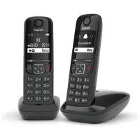 Gigaset Téléphone As690R 2 pièces Noir