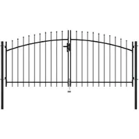 Super Merchant Double portail avec haut sous forme de lance 300 x 150 cm