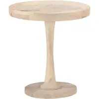 vidaXL Table d'appoint Ø50x55 cm Bois de manguier massif