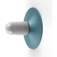 Roger Pradier Cooper Model 1 Lampe murale/plafonnier Blue | Frosted Glass