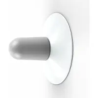 Roger Pradier Cooper Model 1 Lampe murale/plafonnier Traffic White | Frosted Glass