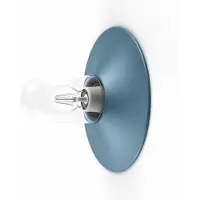 Roger Pradier Cooper Model 1 Lampe murale/plafonnier Blue | Clear Glass